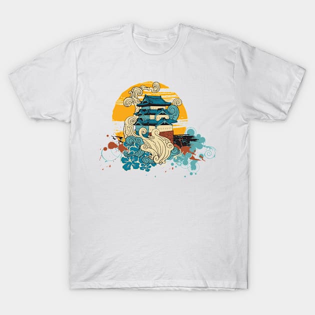 Old Traditional Chinese House T-Shirt by peace and love